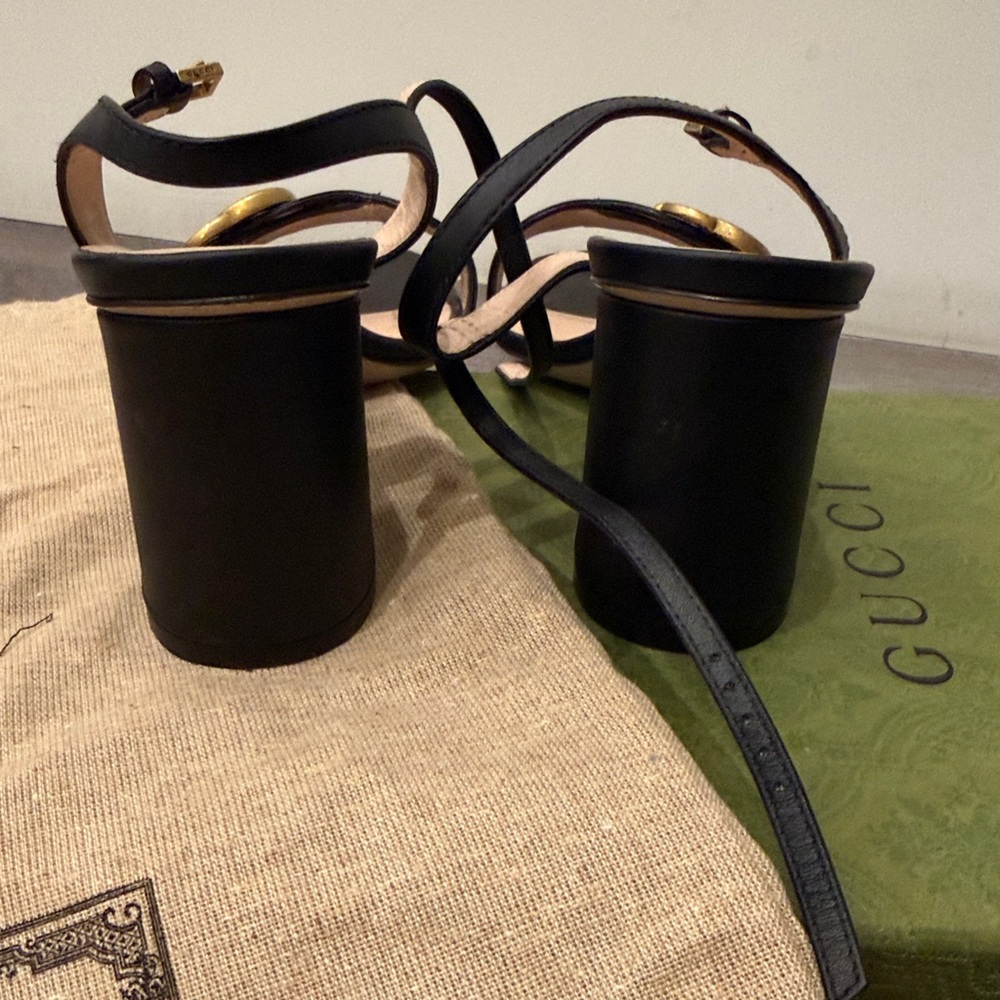 *Authentic* Gucci GG Quarter Strap Sandal - Picture 5 of 9